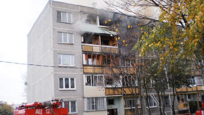 Взрыв бытового газа в жилом доме в подмосковных Бронницах