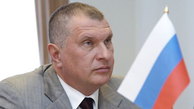 Заместитель председателя правительства РФ, председатель совета директоров Роснефти Игорь Сечин. Архив