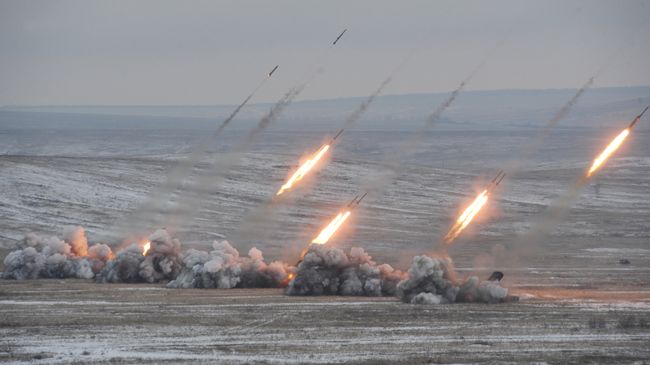 Боевые учения воинских частей Шиханского гарнизона