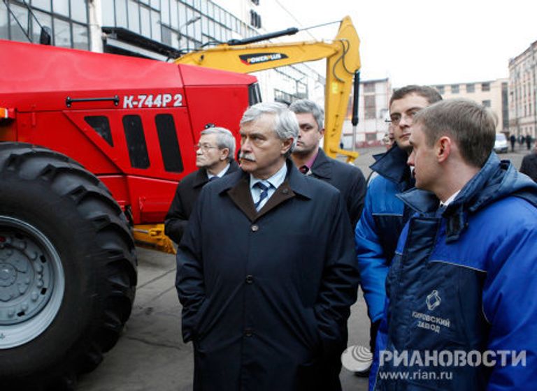 Посещение Георгием Полтавченко Кировского завода