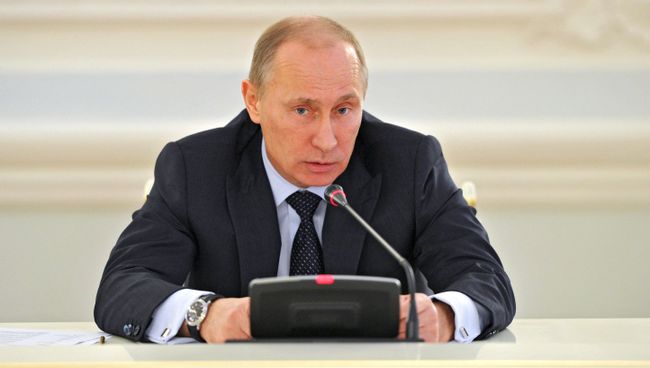 Встреча премьер-министра РФ В.Путина с представителями германского бизнеса