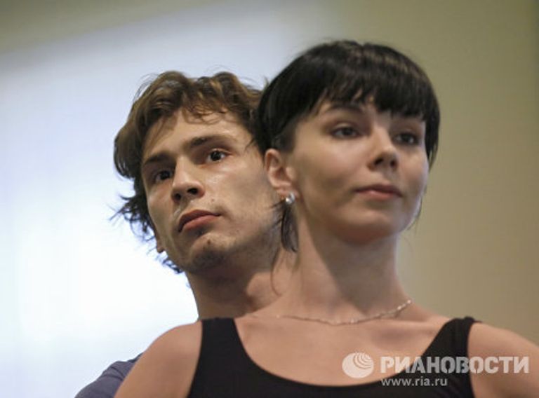 Репетиция Натальи Осиповой и Ивана Васильева Репетиция Натальи Осиповой и Ивана Васильева