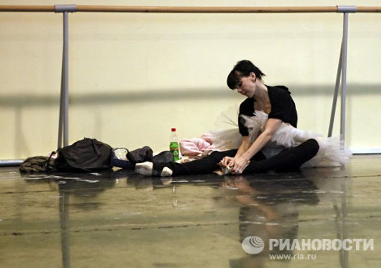 Репетиция Натальи Осиповой и Ивана Васильева Репетиция Натальи Осиповой и Ивана Васильева