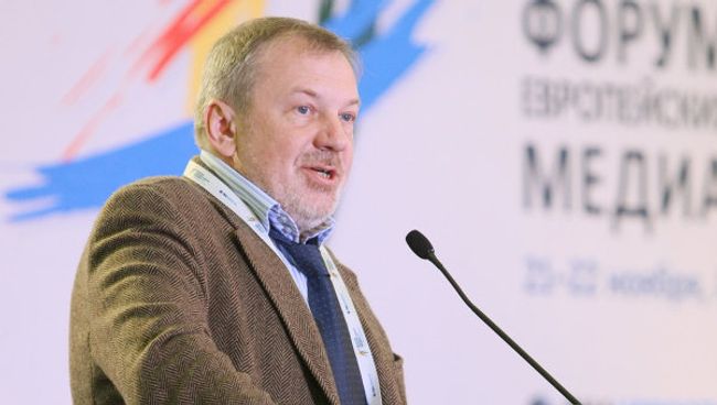 Председатель государственной радиокомпании Голос России Андрей Быстрицкий принимает участие в ежегодном форуме европейских и азиатских медиа в Астане