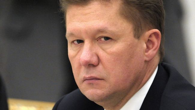 Председатель правления ОАО Газпром Алексей Миллер. Архив