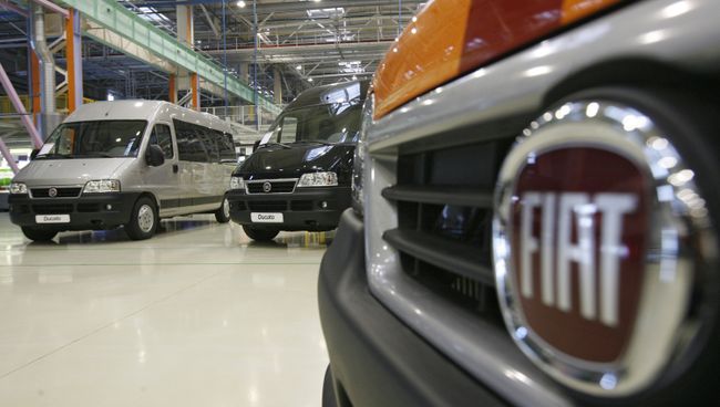 Завод по производству автомобилей Fiat Ducato. Архивное фото