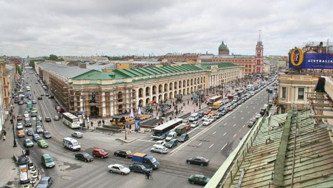 Вид Петербурга. Архивное фото Вид Петербурга. Архивное фото