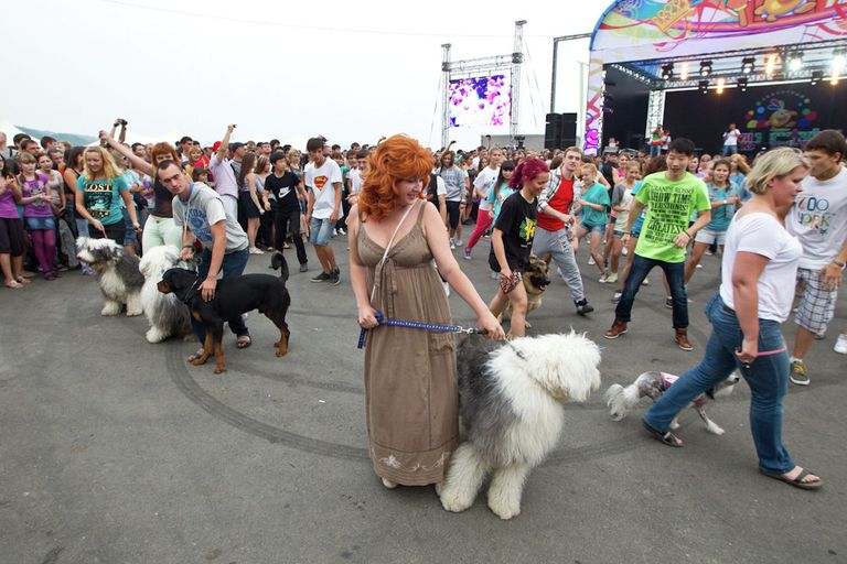 Флешмоб, посвященный празднованию Дня молодежи в Томске, 2012 год Флешмоб, посвященный празднованию Дня молодежи в Томске, 2012 год