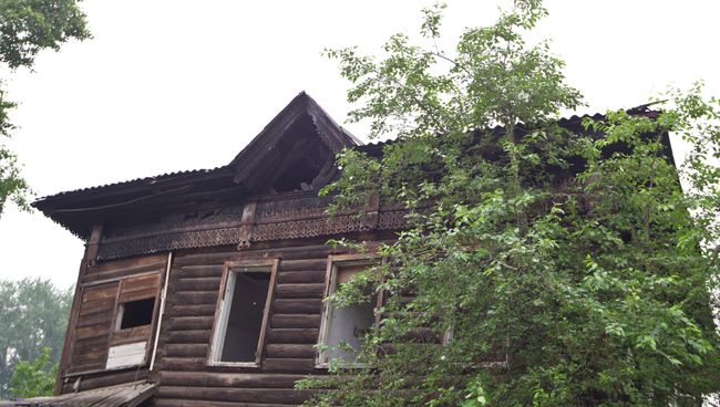 Сгоревший дом Сгоревший дом