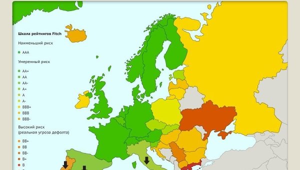 Кредитные рейтинги стран Европы