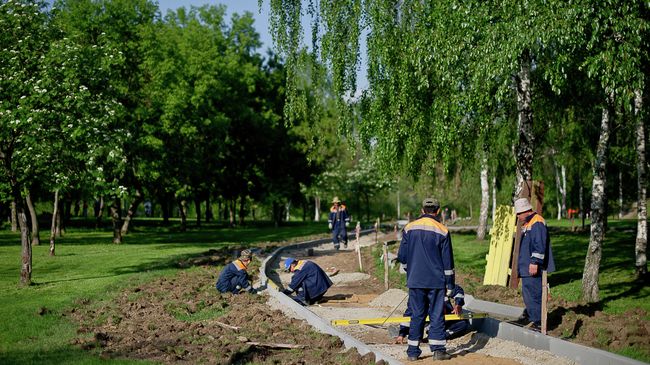 Благоустройства парка в Москве Благоустройства парка в Москве