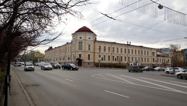 Здание акушерской клиники СибГМУ, фото из архива