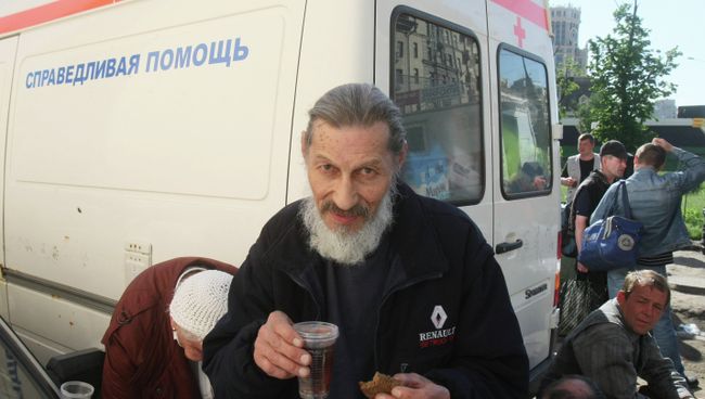 Социальная помощь лицам, не имеющим постоянного места жительства. Архивное фото