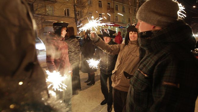 Новогодняя ночь в Томске, 2013 год Новогодняя ночь в Томске, 2013 год
