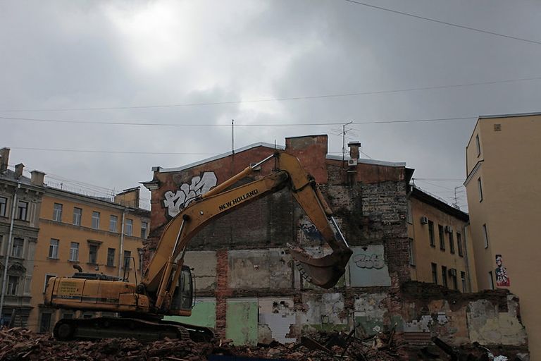 Снос Дома Рогова в центре Петербурга Снос Дома Рогова в центре Петербурга