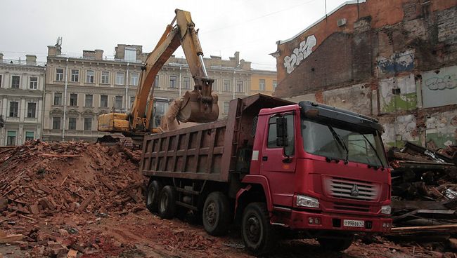 Снос Дома Рогова в центре Петербурга Снос Дома Рогова в центре Петербурга