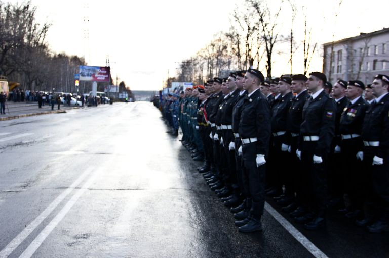 Репетиция военного парада прошла в Томске Репетиция военного парада прошла в Томске