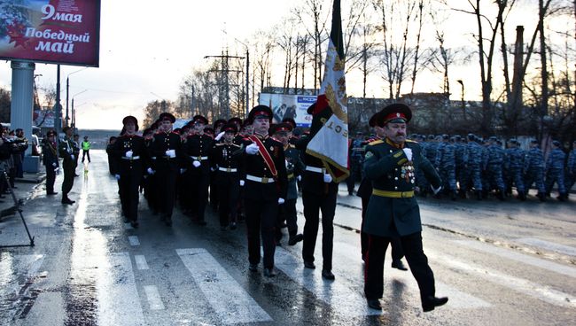 Репетиция военного парада прошла в Томске