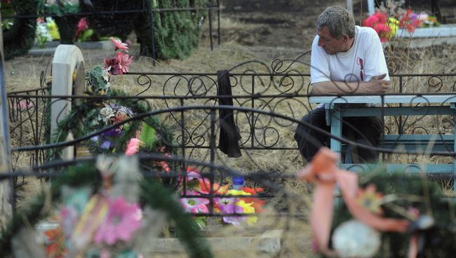 Посещение кладбища в Родительский день Посещение кладбища в Родительский день