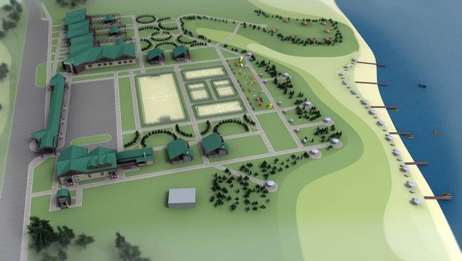 Проект турбазы на Сенной курье в Томске Проект турбазы на Сенной курье в Томске