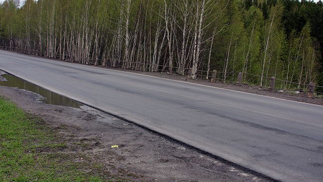 Отремонтированный участок Кузовлевского тракта Отремонтированный участок Кузовлевского тракта