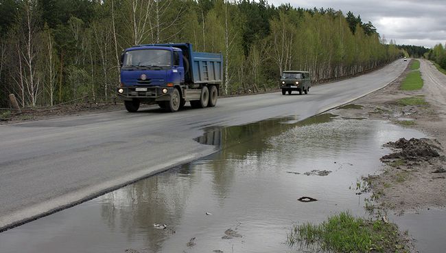 Отремонтированный участок Кузовлевского тракта Отремонтированный участок Кузовлевского тракта