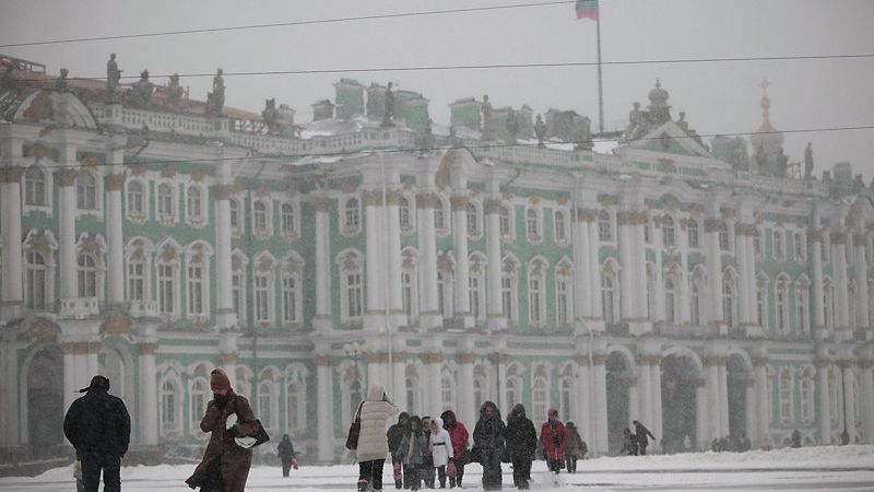 Снегопад в Петербурге Снегопад в Петербурге - РИА Новости, 1920, 28.12.2025