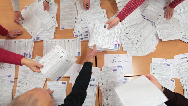 Подсчет голосов на выборах в Государственную Думу РФ Подсчет голосов на выборах в Государственную Думу РФ
