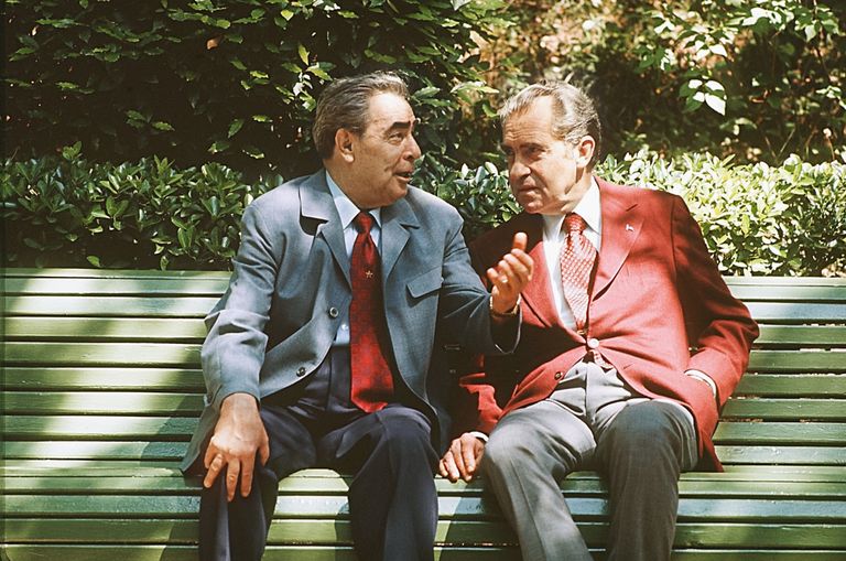 Л.И.Брежнев и Р.Никсон в Крыму Л.И.Брежнев и Р.Никсон в Крыму
