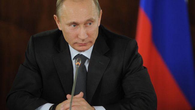 Председатель правительства РФ Владимир Путин. Архив