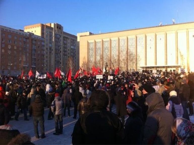 Митинг в Новосибирске репортер Митинг в Новосибирске репортер