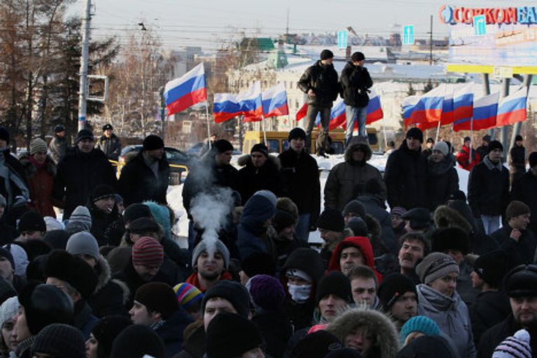 Митинг За честные выборы в Омске Митинг За честные выборы в Омске