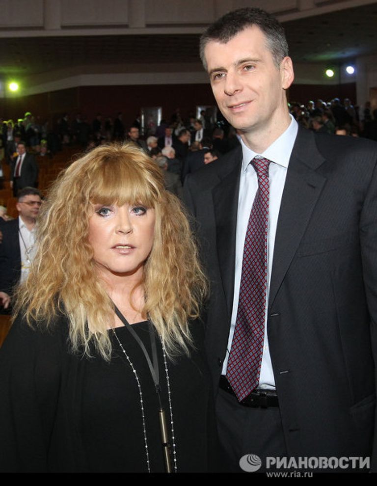 Михаил Прохоров, Алла Пугачева Михаил Прохоров, Алла Пугачева