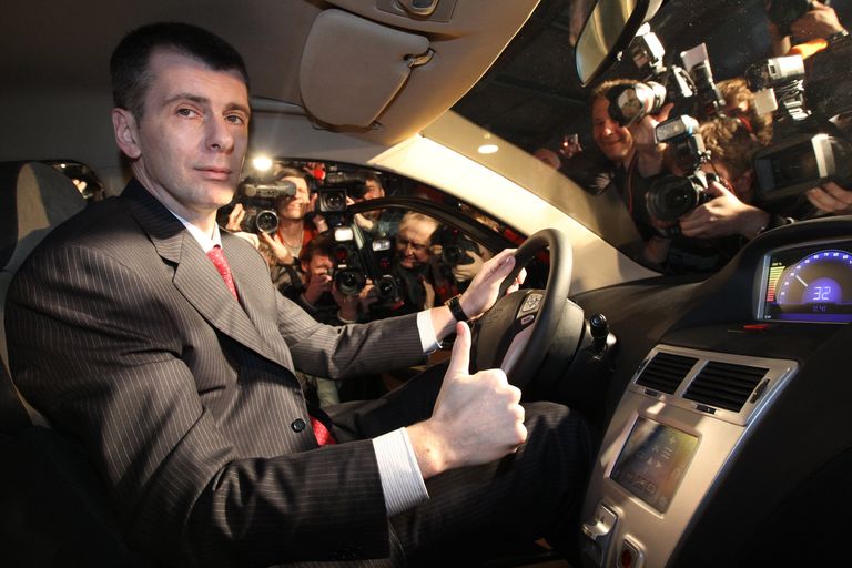 Презентация Ё-мобиля для журналистов в Москве Презентация Ё-мобиля для журналистов в Москве