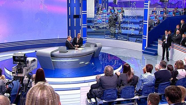 Прямая трансляция разговора с Владимиром Путиным Прямая трансляция разговора с Владимиром Путиным