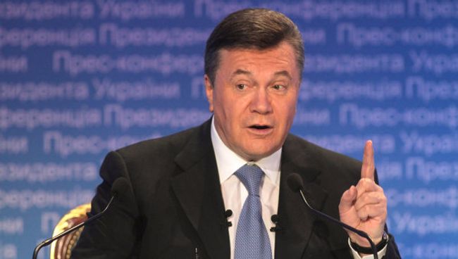Президент Украины Виктор Янукович. Архив