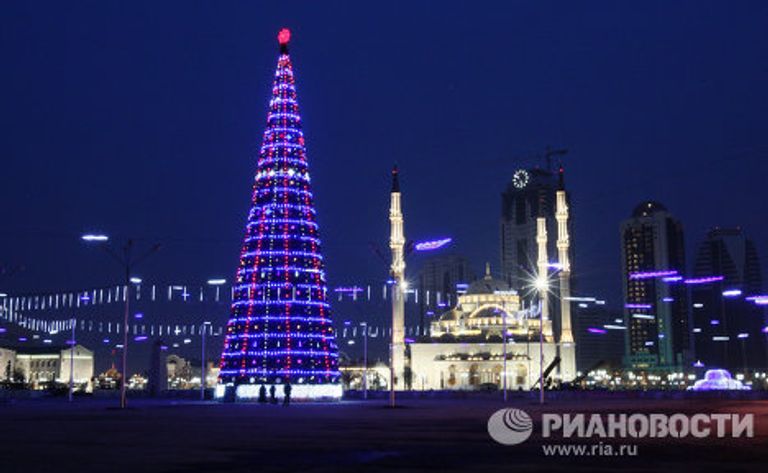 Новогодняя елка в Грозном Новогодняя елка в Грозном