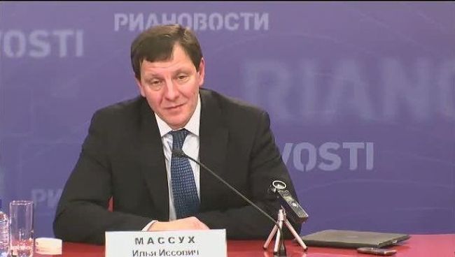 Пресс-конференция заместителя Министра связи и массовых коммуникаций РФ Ильи Массуха
