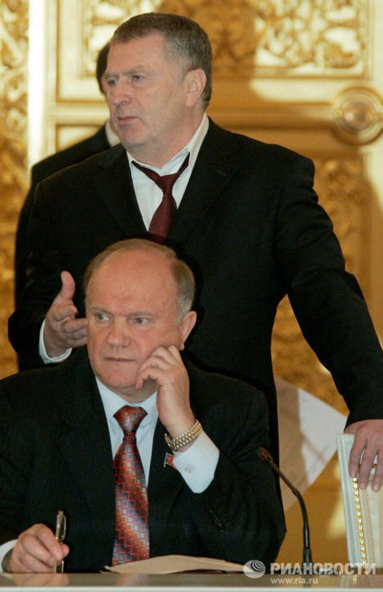 Г.Зюганов, В.Жириновский Г.Зюганов, В.Жириновский