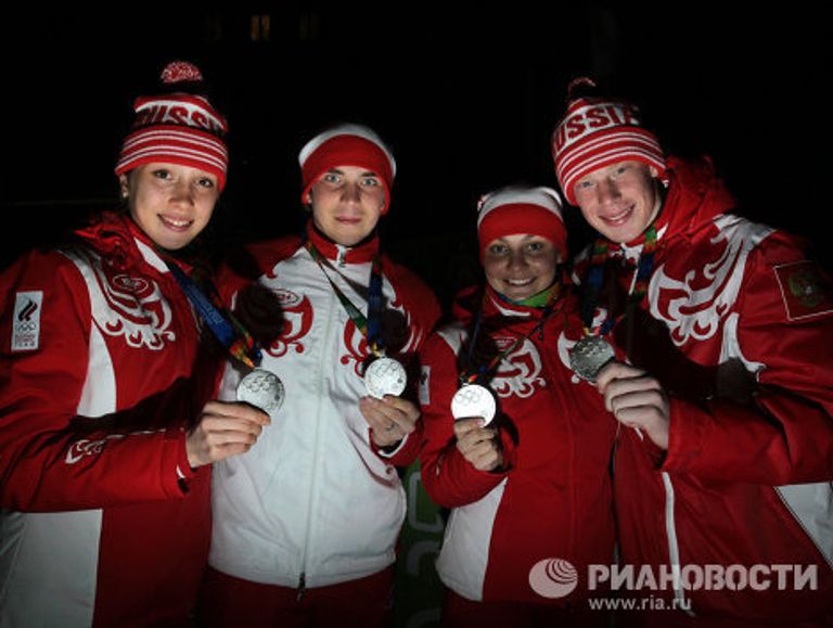 Зимняя юношеская Олимпиада - 2012. Церемония награждения Зимняя юношеская Олимпиада - 2012. Церемония награждения