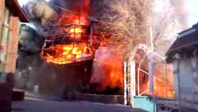 Пожар в ресторане Ассоль