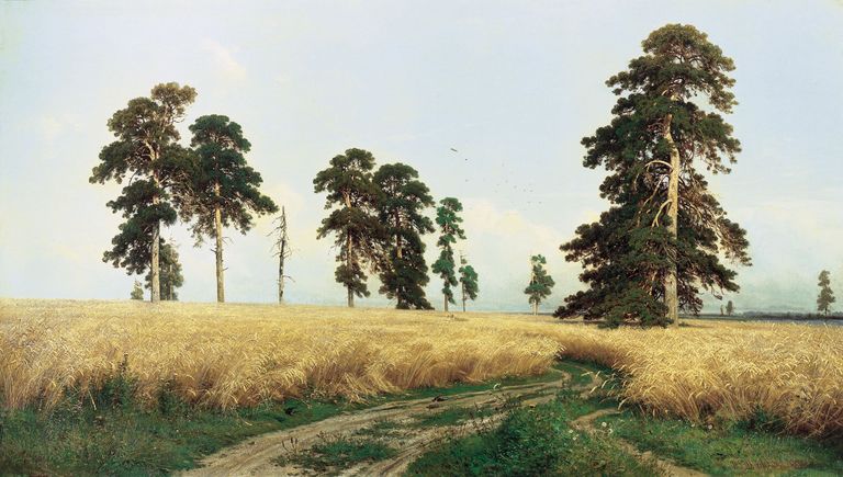 Иван Шишкин. Рожь. Холст, масло. 1878 год. Иван Шишкин. Рожь. Холст, масло. 1878 год.