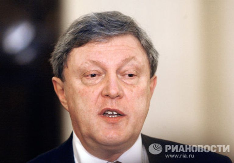 Пресс-конференция Григория Явлинского в Санкт-Петербурге