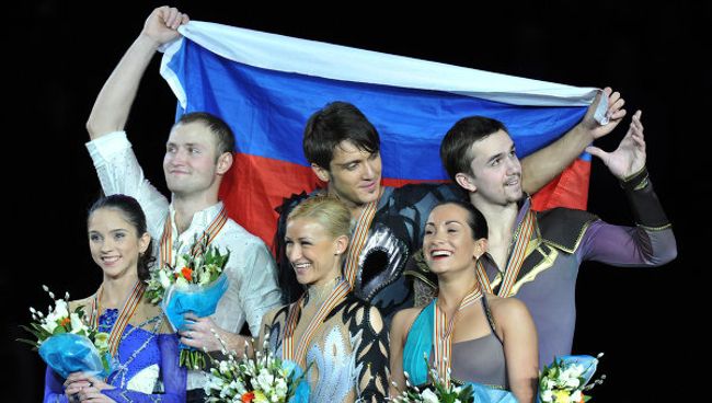 Российские пары заняли весь пьедестал ЧЕ по фигурному катанию