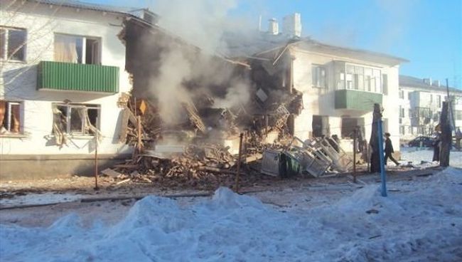 Взрыв газа в жилом доме в Башкирии Взрыв газа в жилом доме в Башкирии