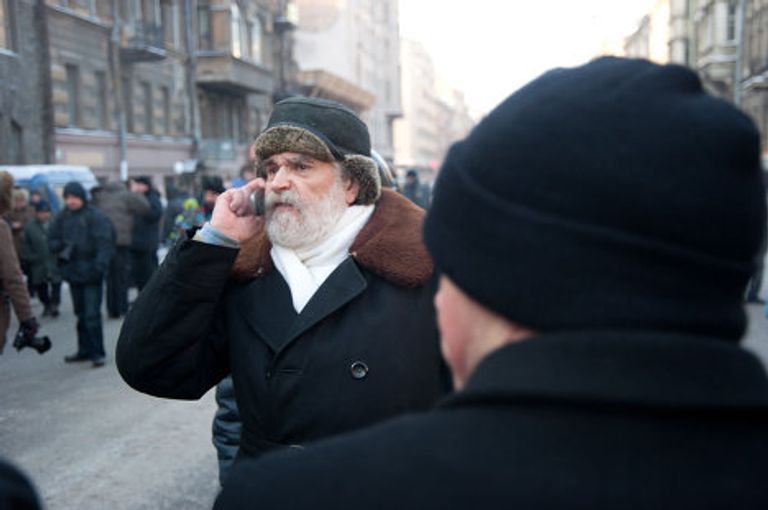 Митинг у БКЗ Октябрьский 