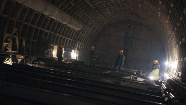 Строительство станции Московского метро Строительство станции Московского метро