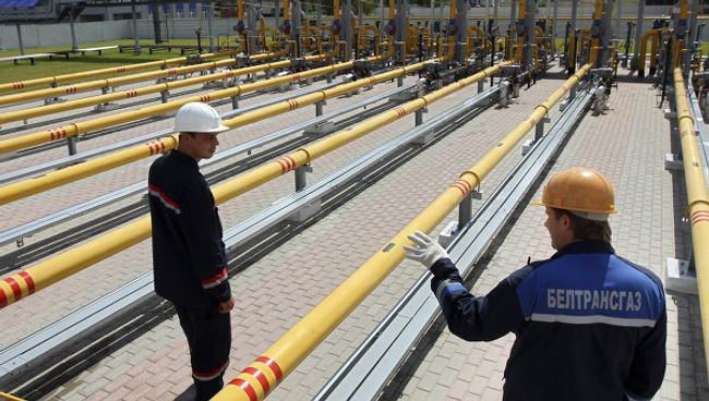 Мозырское газохранилище в Гомельской области. Архив