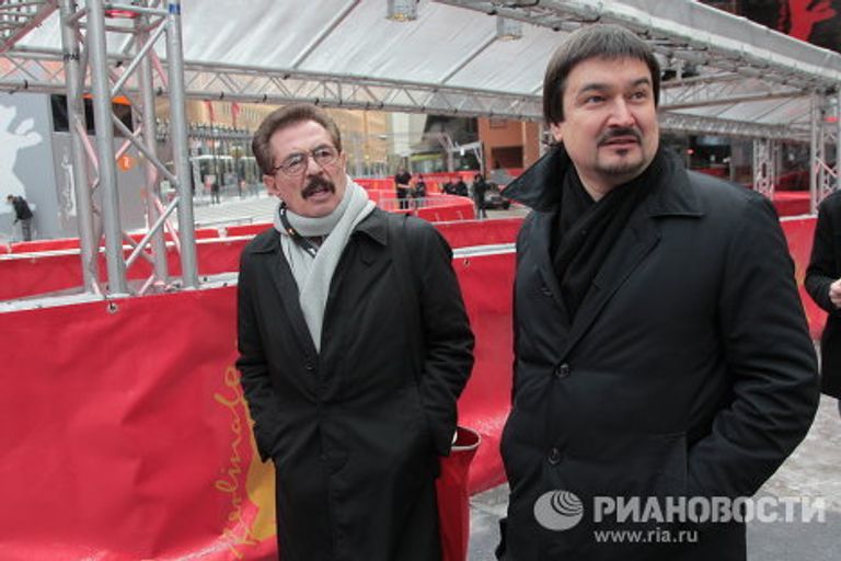 Тележурналисты Ильдар Жандарев и Борис Берман на Берлинале-2012 Тележурналисты Ильдар Жандарев и Борис Берман на Берлинале-2012