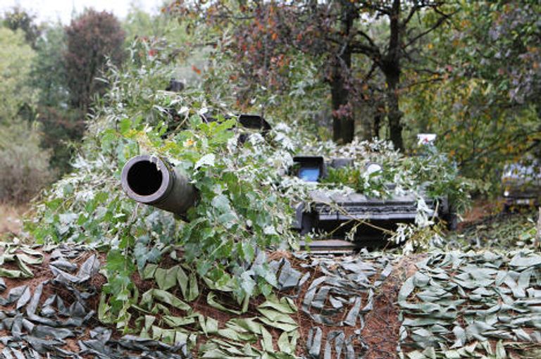 Танк Т-80 на российско-белорусских учениях Щит Союза – 2011